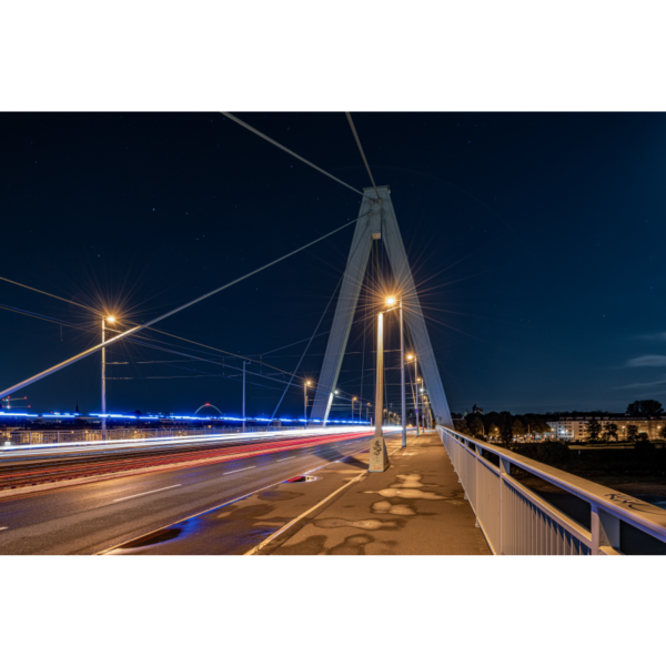 Severinsbrücke Köln bei Nacht – Bild 2