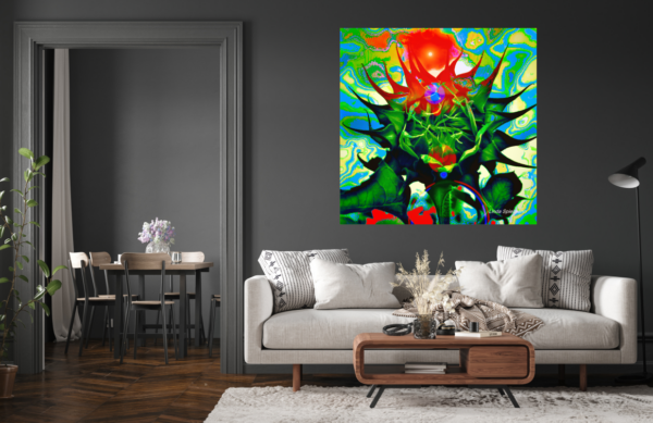 Pop Art Sunflower – Bild 3