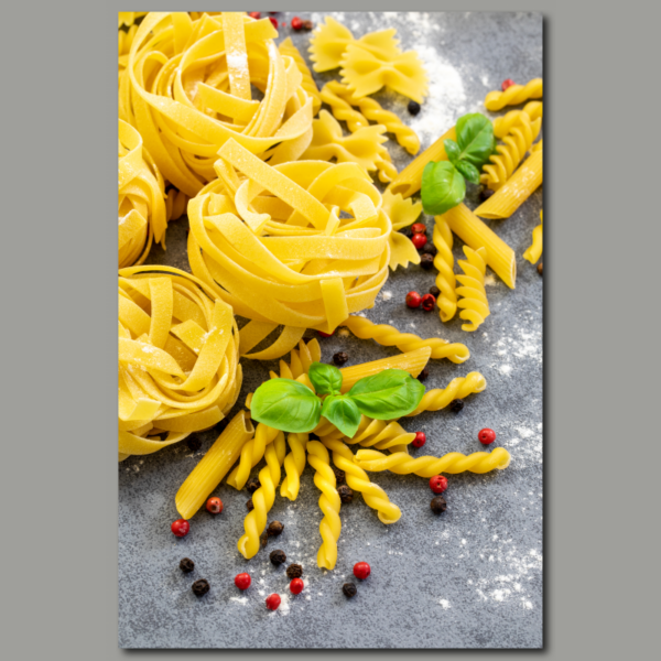 Variation of different types of pasta