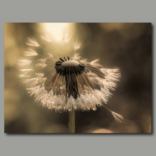 Pusteblume im Gegenlicht