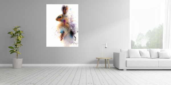 Watercolor Rabbit – Bild 4