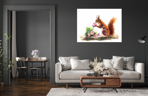 Squirrel and Flower - immagine 3