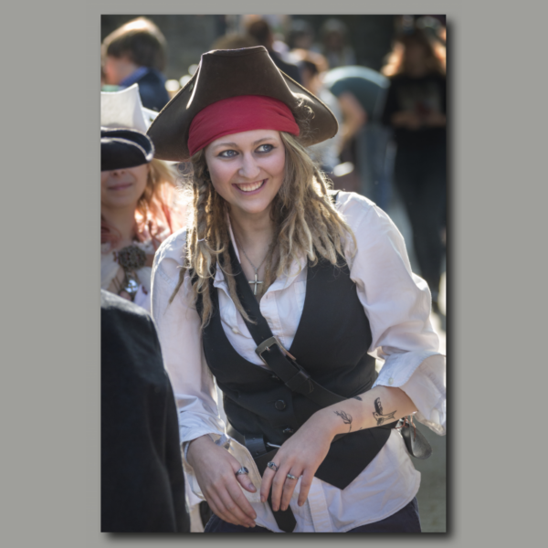 Smiling Pirate Lady