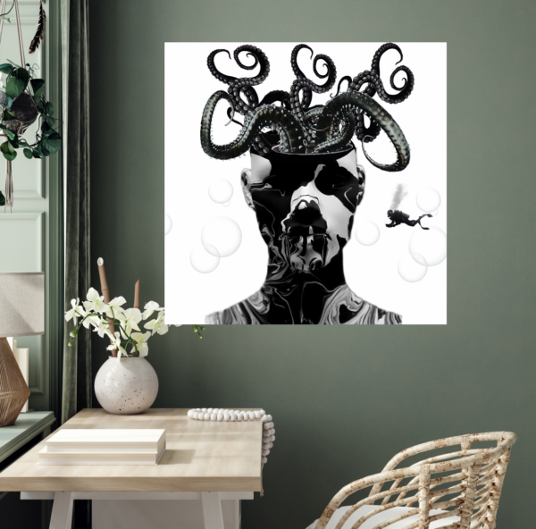 kraken en blanco y negro – Image 5