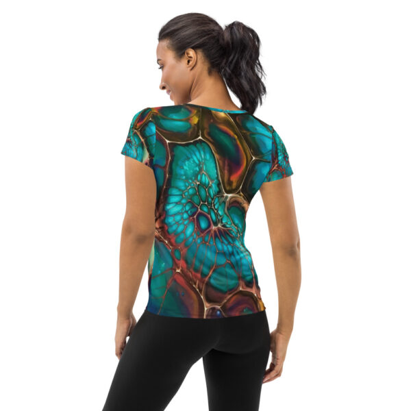 Sport T-Shirt: Fleurs de locéan - Imagen 2