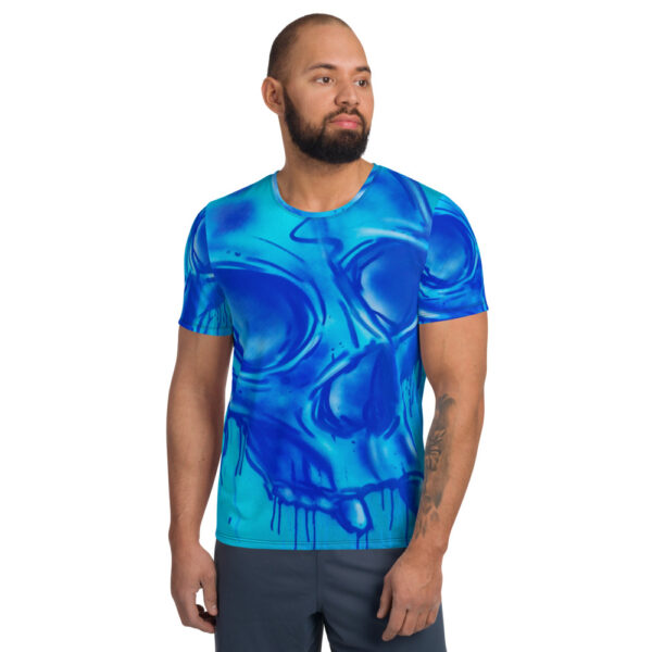 Sport t-shirt: the blue skull