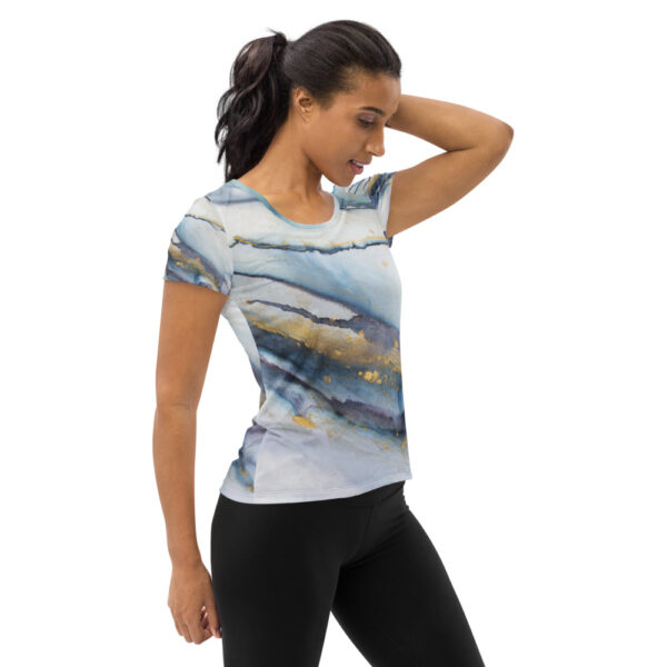 Sport T-Shirt: Alcohol Ink II – Bild 3