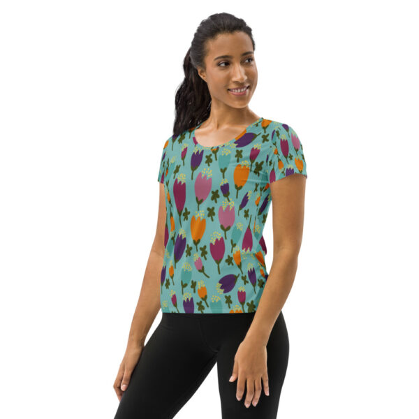 Sport T-Shirt: Colores de flor - Imagen 4