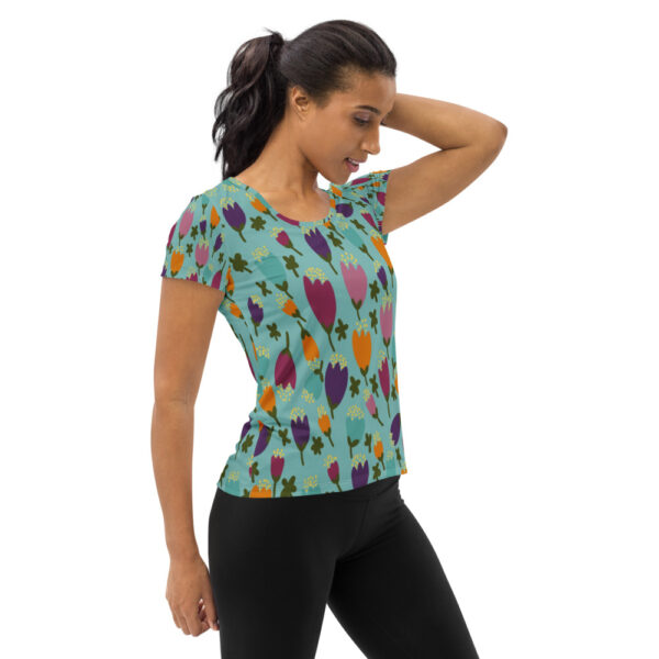 Sport T-Shirt: Colores de flor - Imagen 3