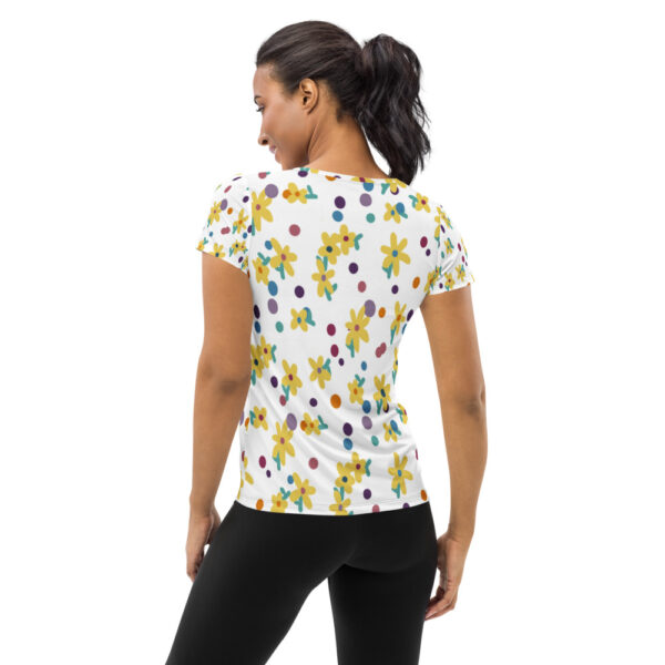 Sport T-Shirt: Puntos florales – Image 2