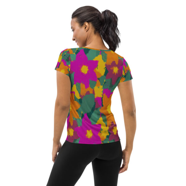 Sport T-Shirt: Lilas y naranjas – Bild 2