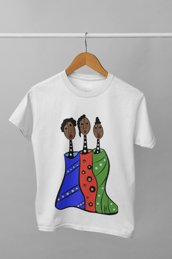 Organic T-Shirt: Pretty Afro – Bild 2