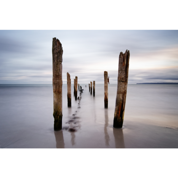 Holzstangen am Strand - Image 2