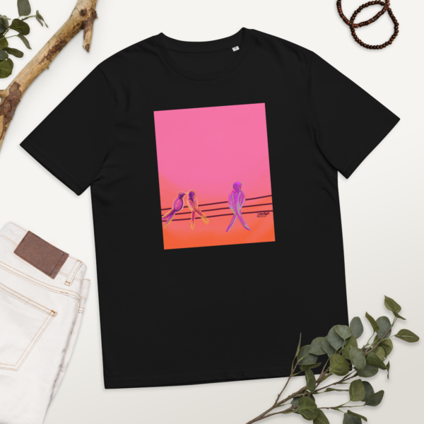 Organic T-Shirt: Summer of the birds. – Bild 3