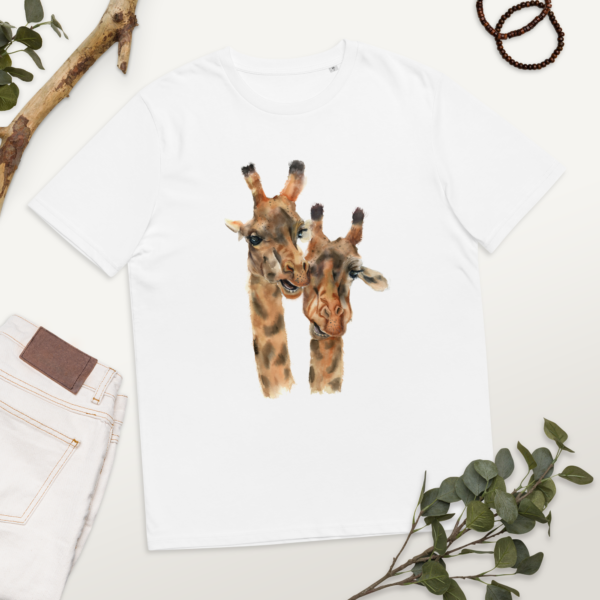 Organic T-Shirt: Giraffes – Bild 2