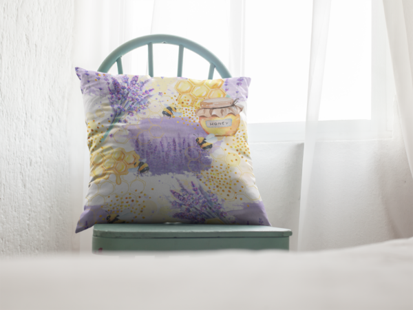 Cushion: Lavende et miel