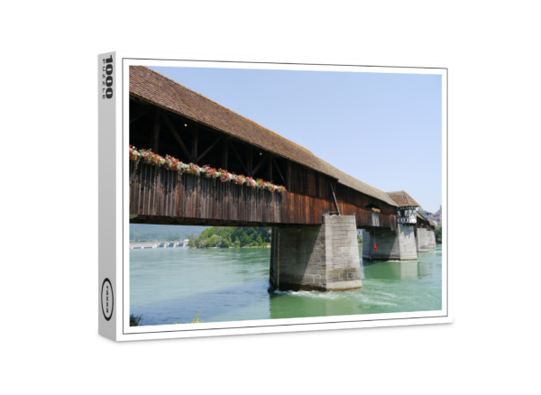 puzzle premium di raxxa: ponte di legno di Bad Säckingen Hochrhein