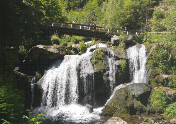 raxxa Premium-Puzzle: Triberger Wasserfall im Schwarzwald – Bild 2