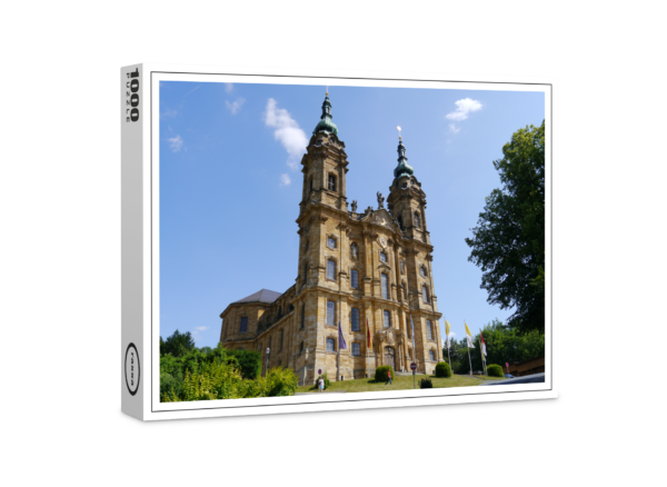 puzzle premium di raxxa: Bad Staffelstein nella valle del Meno la Basilica Vierzehnheiligen