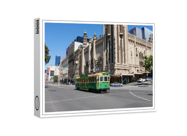 Puzzle raxxa Premium: Melbourne Flinders Street con tranvía histórico