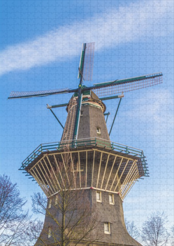 raxxa Premium-Puzzle: Windmühle in Amsterdam – Image 2