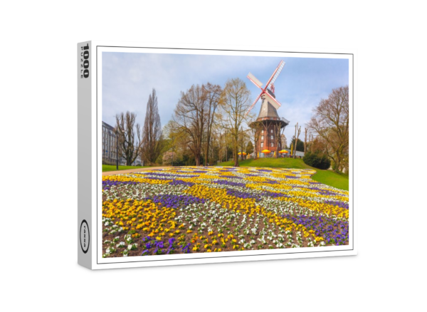 raxxa Premium Puzzle: Windmill Am Wall in Bremen, Germany