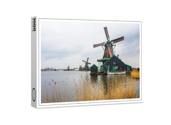 raxxa Premium-Puzzle: Historische Windmühlen in der Zaanse Schans