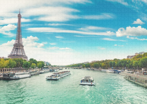 raxxa Premium-Puzzle: Wandern in Paris - Imagen 2