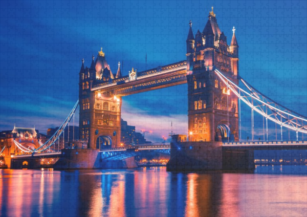 raxxa Premium-Puzzle: Die berühmte Tower Bridge am Abend - Image 2