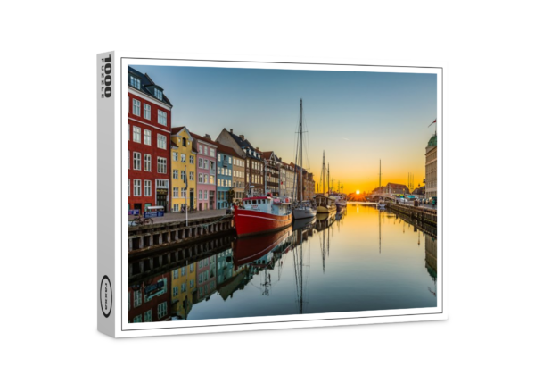 raxxa Premium-Puzzle: Das ruhige Wasser des Nyhavn Kopenhagen