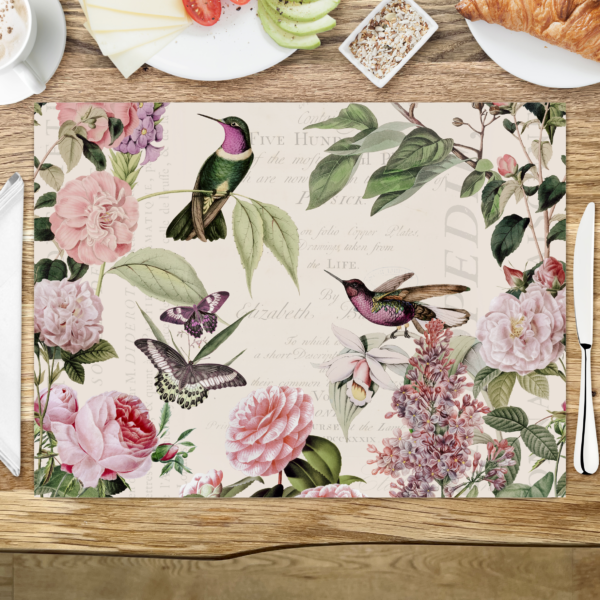 raxxa Premium-Tischset: Hummingbird Romance - Imagen 3