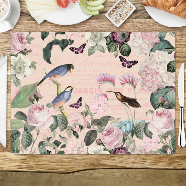 raxxa Premium-Tischset: Pink Bird Romance - immagine 3