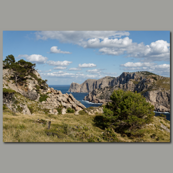 Poster: Mallorca - Ausblick zum Cap de Formentor