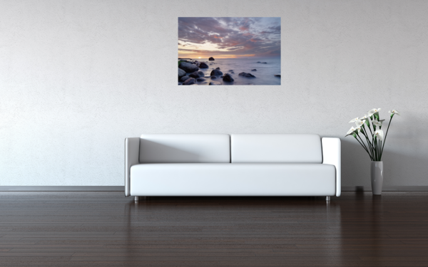 Poster: Sonnenuntergang am Steinstrand - immagine 5