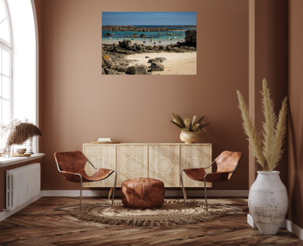 Poster: Strand an der Nordküste der Bretagne - Imagen 5