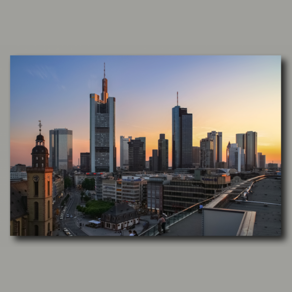 Poster: Skyline, Frankfurt am Main