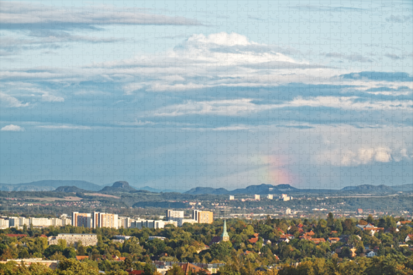 raxxa Premium-Puzzle: Dresden - Blick zum Elbsandsteingebirge – Image 2