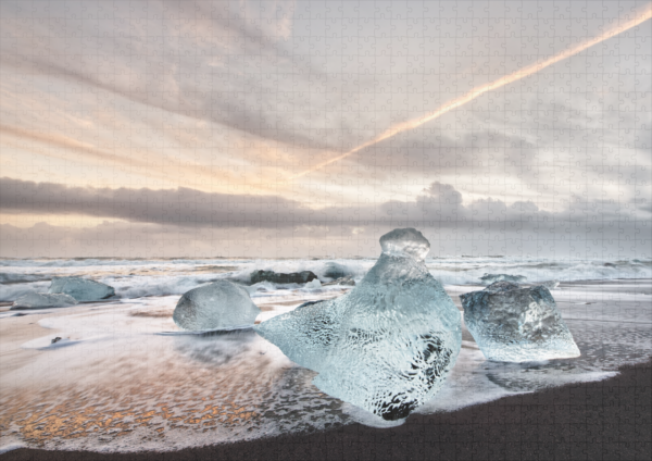 raxxa Premium-Puzzle: Gletschereis am Strand - Image 2