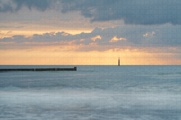 raxxa Premium-Puzzle: Ostseeküste zum Sonnenuntergang – Bild 2