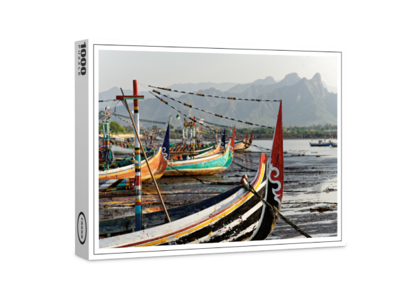 raxxa Premium-Puzzle: Indonesien - Fischerboote am Strand