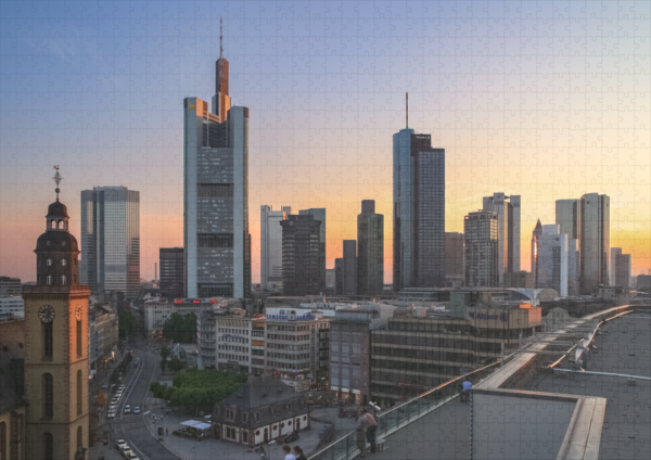 raxxa Premium-Puzzle: Skyline, Frankfurt am Main - immagine 2