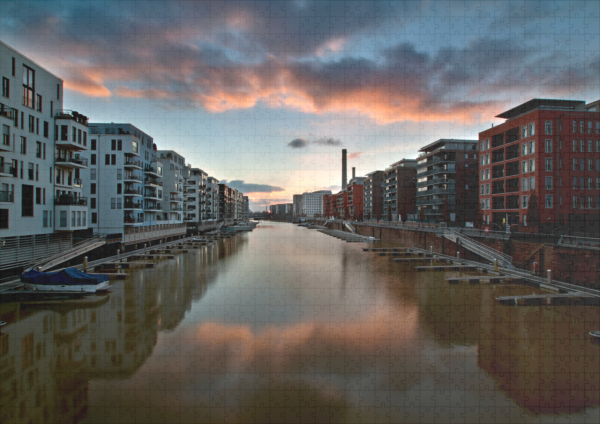 raxxa Premium-Puzzle: Westhafen Frankfurt am Main – Image 2