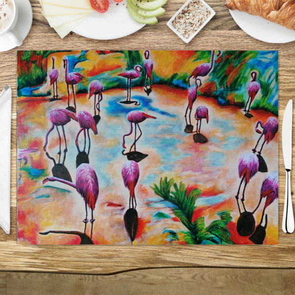 raxxa Premium-Tischset: 17 Flamingos - immagine 3