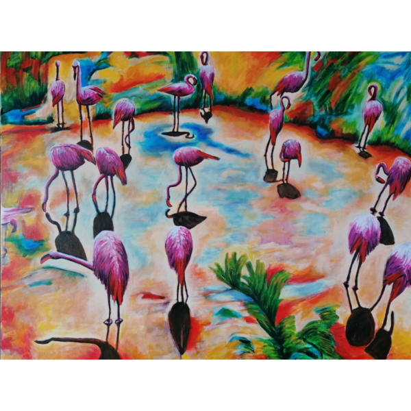 raxxa Premium-Tischset: 17 Flamingos