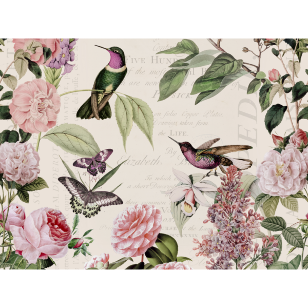 mantel individual raxxa premium: Hummingbird Romance