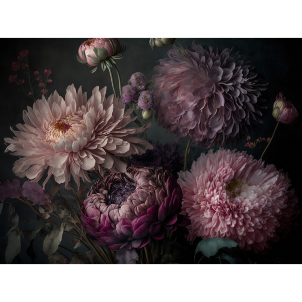 raxxa Premium-Tischset: Dark Moody Flowers II