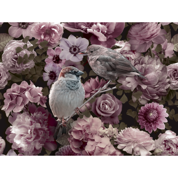 raxxa Premium-Tischset: Sparrow And Flowers II