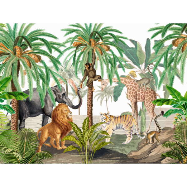 raxxa Premium placemat: Vintage Wild Jungle Landscape