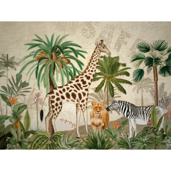 raxxa Set de table premium : paysage sauvage d'Afrique