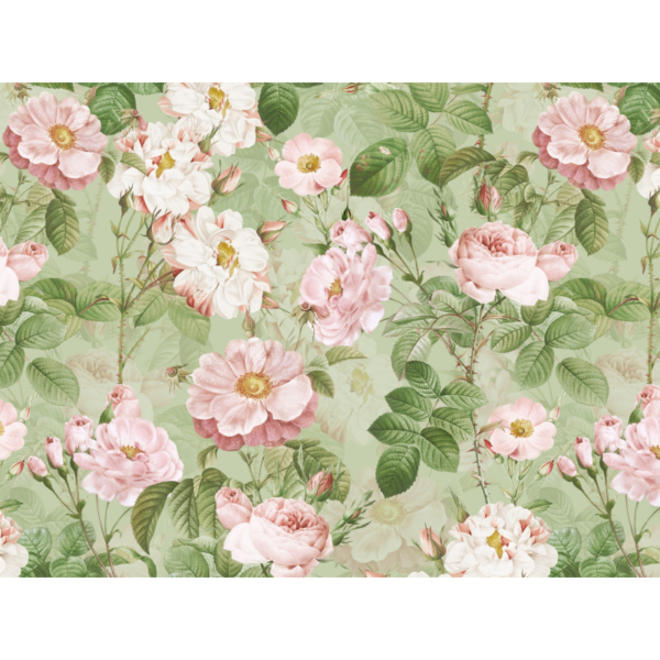 raxxa premium placemat: Historical rose painting: A legacy of elegance